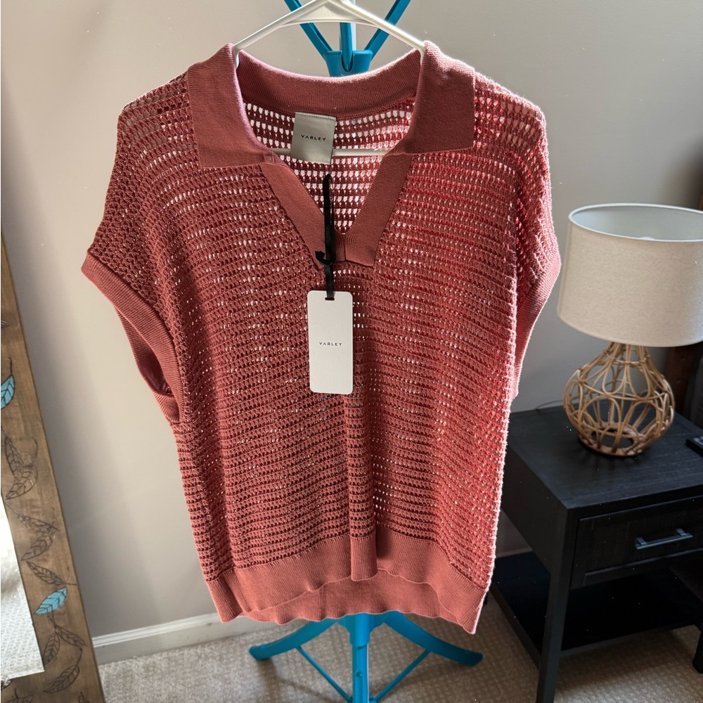 Varley Otto Top in Canyon Rose - Picture 3 of 5